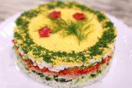 Салаты из печени трески: рецепты с фото Салат из печени трески классический с соленым